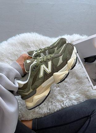 Кросівки  жіночі new balance 9060 dark army