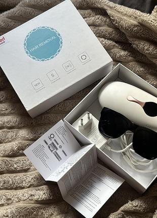 Фотоепілятор б/у, ipl, 978 тис. спалахів білий ice aimed silk skin pro ice cooling ipl intensed pulse light