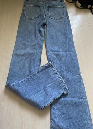 Джинси кльош zara баггі котон якісні