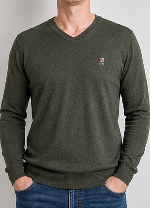 Чоловічий джемпер u.s. polo assn. хакі, l