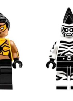 Lego 70907 — zebra-man + tarantula (оригинальные в пакете