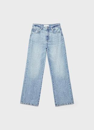 Джинси straight fit із блискітками