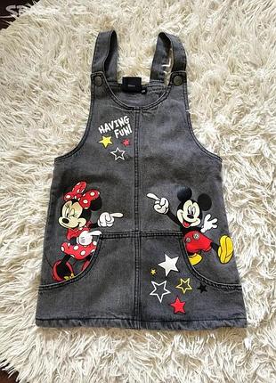 Джинсовий сарафан disney minnie mouse, розмір 104