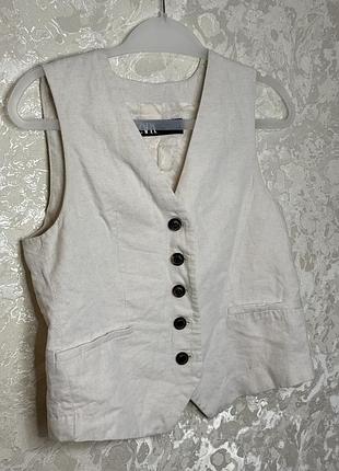 Безрукавка «zara» 2