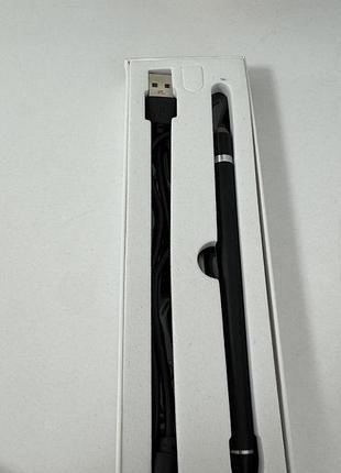Универсальный активный стилус stylus pen superfine nib active capacitive для планшета и смартфона (ios/android/windows) - черный