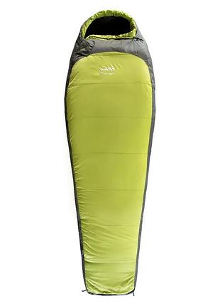 Спальный мешок tramp arctic long кокон левый green/grey 225/80-55 utrs-093l
