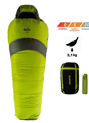 Спальный мешок tramp hiker regular кокон правый trs-051-r