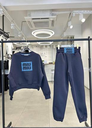 Женский шикарный костюм miu