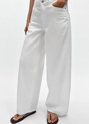 Джинсы коллекция zara «zw» loose со средней посадкой