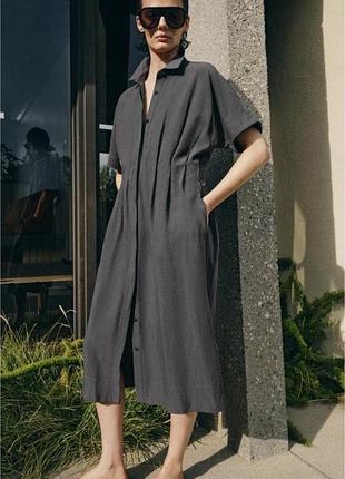 Сукня zara з льоном