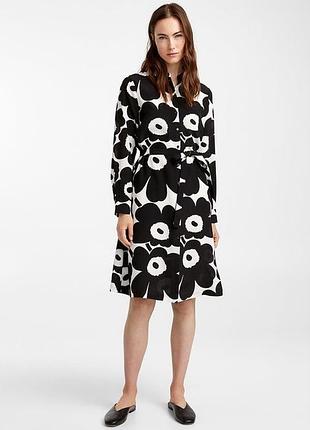 Шовкова сукня-сорочка marimekko