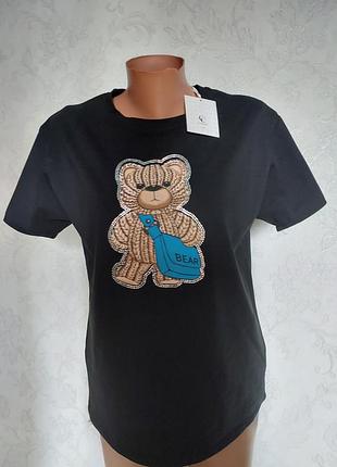 Футболка с принтом 95% cotton