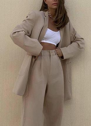 Жіночий брючний костюм oversize