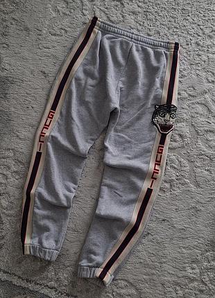 Gucci tiger patch side stripe sweatpants