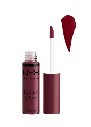 Nyx professional makeup butter gloss, блиск для губ