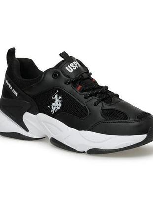Кросівки жіночі u.s. polo assn. maybe wmn 3fx — натуральна шкіра, 38 розмір