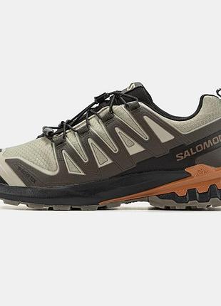 Чоловічі кросівки salomon xa pro 3d v9 gore-tex beige brown / smb+ 🔗
