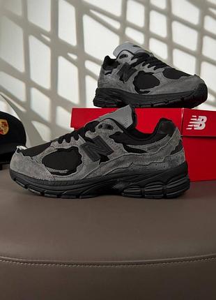 New balance 2002r ml dark grey black