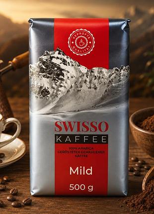Кава мелена swisso mild 100% arabica 500 г