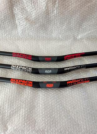Кермо sixpack racing carbon 31.8mm millenium,  vertic 31,8х785/805 (нове)