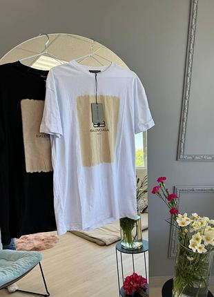 Базовий футболкп balenciaga 46, білий