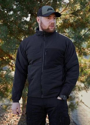 Тактическая куртка военная archon wolfhound hoodie, black (черная)