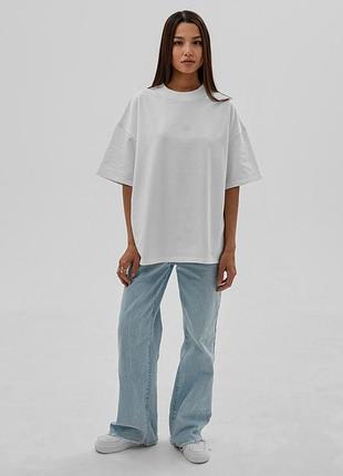 Жіноча базова футболка oversize 48-52