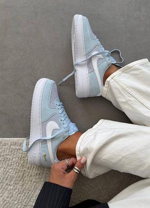 Жіночі кросівки nike air force 1 low “hydrogen blue” / smb+ 🔗
