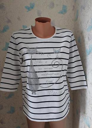 Стильна кофтинка блузка 95% cotton