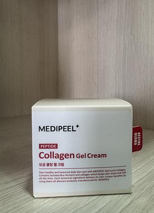 Medi-peel red lacto collagen hydro gel cream (гель-крем з колагеном та лактобактеріями), 80 м