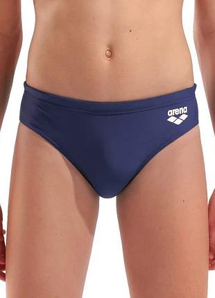 Плавки-сліпи для хлопчиків arena tales swim briefs синій, білий дитячий 164 см (009086-701)