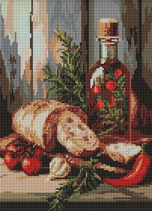 Алмазная мозаика "ароматный натюрморт" ©art_selena_ua amo20098, 30х40 см