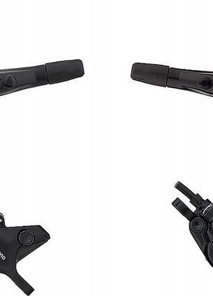 Тормоз гидравлический shimano br-mt410, 1000/1700мм пара, черный (7760e)
