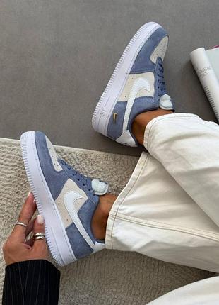 Жіночі кросівки nike air force 1 low smallhook/mini swoosh series / smb+ 🔗