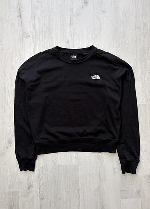 Жіночий укорочений кроп топ лонгслів водолазка the north face розмір m