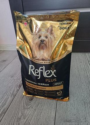 Reflex plus yorkshire terrier гипоаллергенный сухой корм для собак породы йоркширский терьер