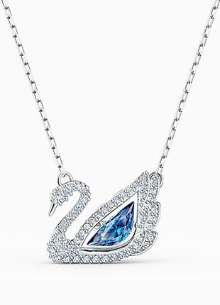 Элегантная подвеска swarovski лебедь / на подарок