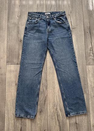 Pull&bear джинсы джинси женские прямые синие голубые