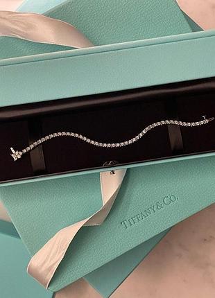Вишуканий срібний браслет tiffany / на подарок