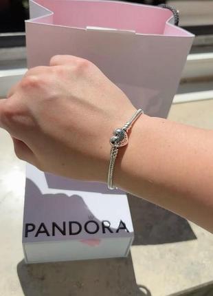 Срібний браслет для шармів pandora - подарок для найкращих