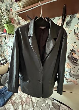 Пиджак блейзер primark кожаный
