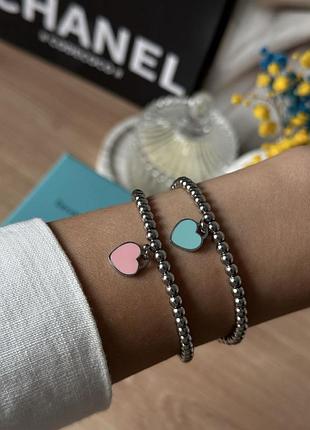 Вишуканий срібний браслет tiffany / на подарок