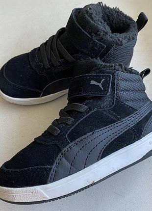 Черевики демі з хутром puma 23р. оригінал
