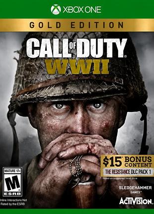 Дисковая версия игры call of duty: wwii – gold edition xbox one (047875882546)