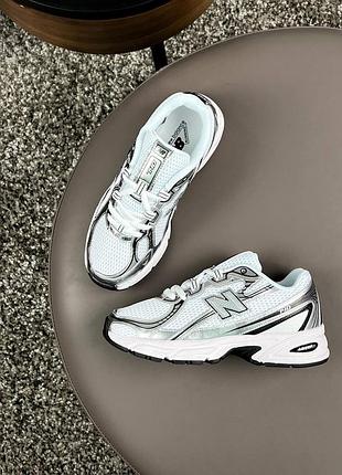 New balance 740 white silver