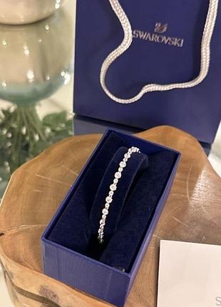 Стильный браслет swarovski сияющее паве на подарок