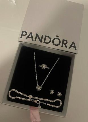 Подарочный набор pandora "белое сердце" - лучший подарок
