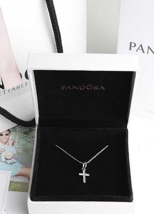 Подвеска pandora серебрянная цепочка пандора подарок