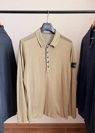 Лонгслив stone island vintage polo longsleeve light sweatershirt