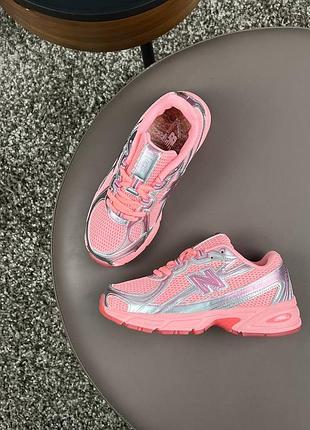 New balance 740 pink silver